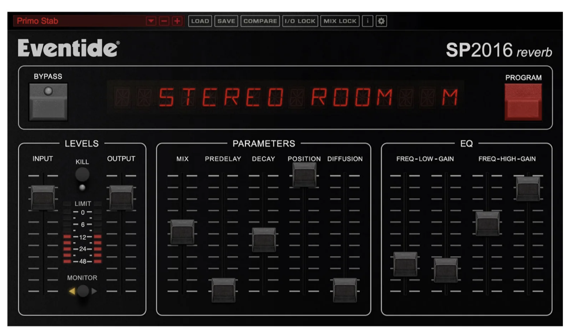 Eventide SP2016 Reverb